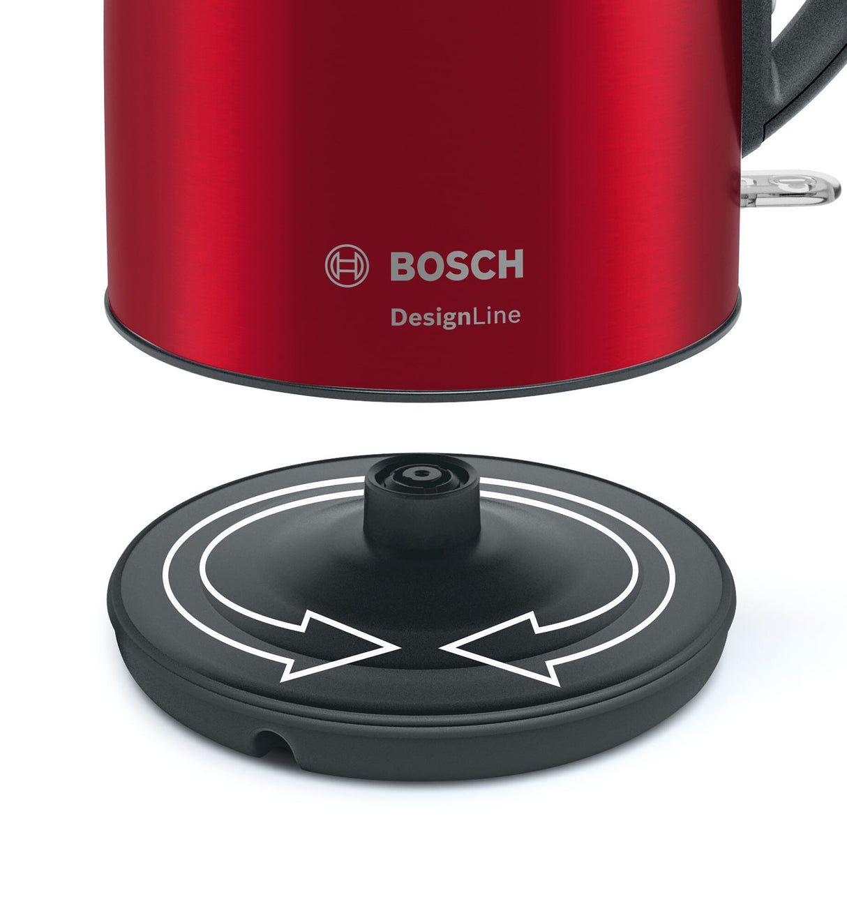 Bosch TWK3P424 elkedel 1,7 L 2400 W Grå, Rød
