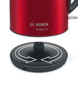 Bosch TWK3P424 elkedel 1,7 L 2400 W Grå, Rød