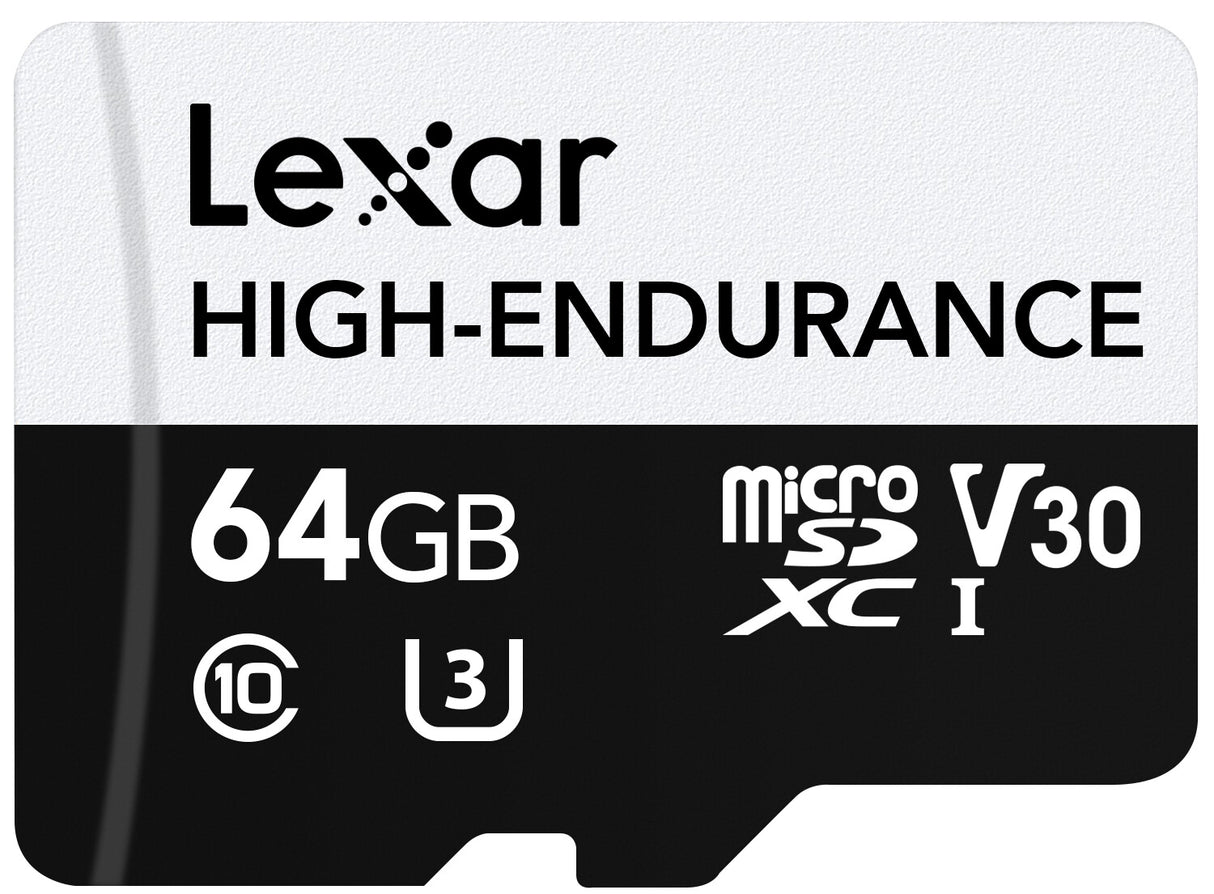 Lexar High-Endurance 64 GB MicroSDXC UHS-I Klasse 10