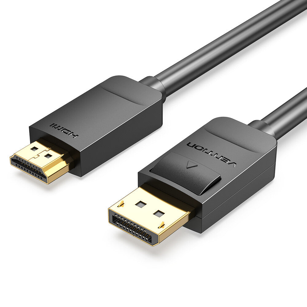 Vention HADBG videokabel adapter 1,5 m DisplayPort HDMI Sort