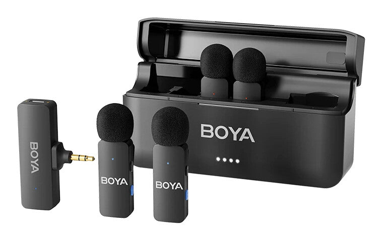 BOYA BY-V4 mikrofon Sort Clip-on mikrofon
