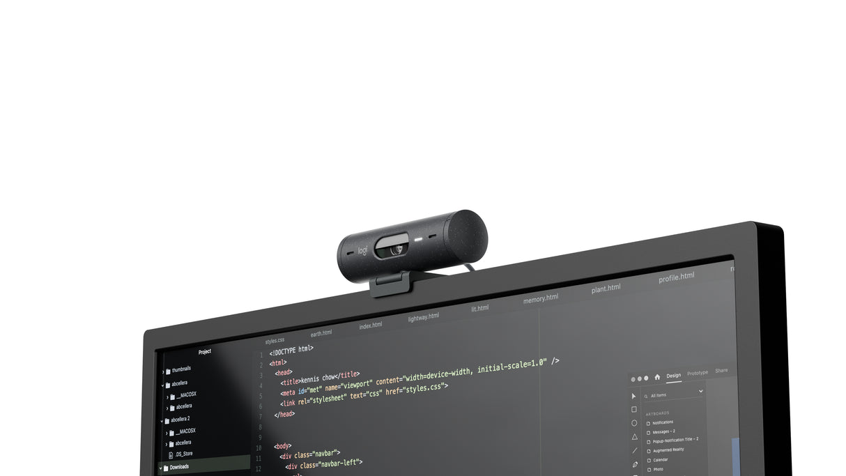 Logitech Brio 500 webcam (graphite)