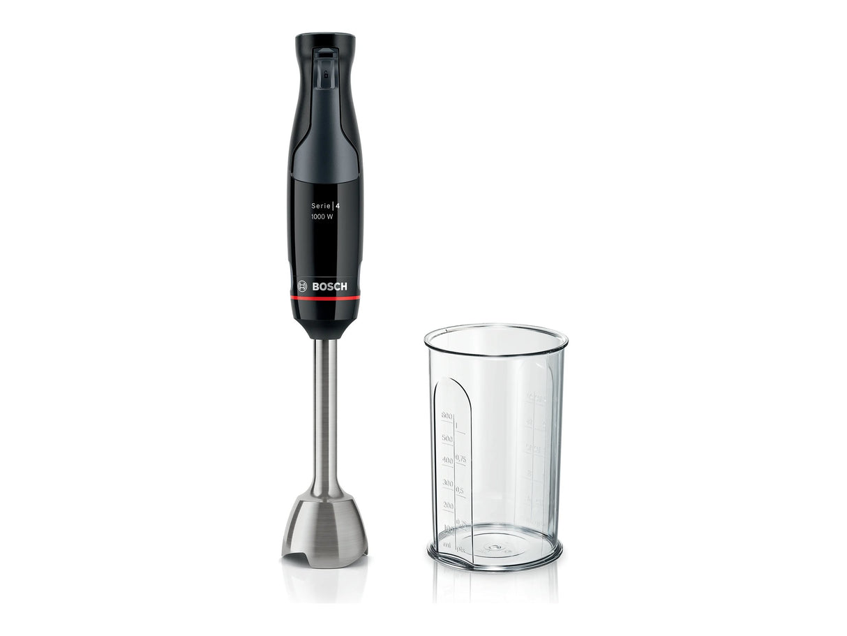 Bosch Serie | 4 ErgoMaster MSM4B610 Stavblender 1kW Pianosort/antracit