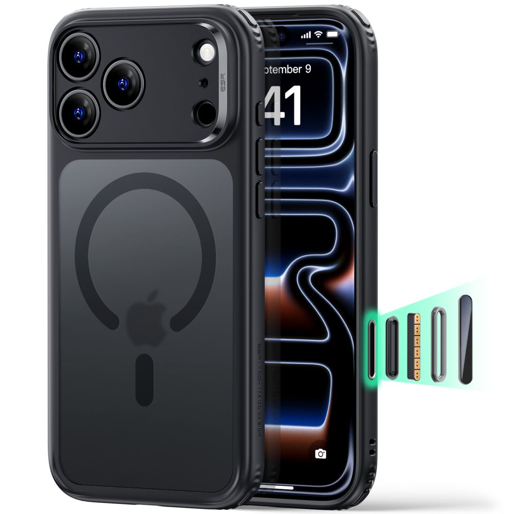 Esr Classic Hybrid Magsafe Iphone 17 Pro / 18 Pro Frosted Sort