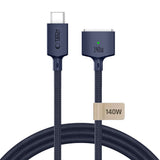 Tech Protect Mmc01 Ultraboost Magnetisk Macbook Kabel Usb C Til Magsafe 3 140 W 300 Cm Midnatsblå