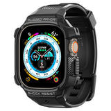 Spigen Rugged Armor ”Pro” Apple Watch Ultra 1 / 2 / 3 / 4 (49 Mm) Sort