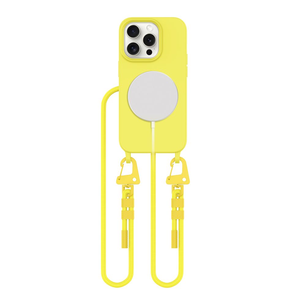 Tech Protect Magnæske Magsafe Iphone 15 Pro Kanariegul