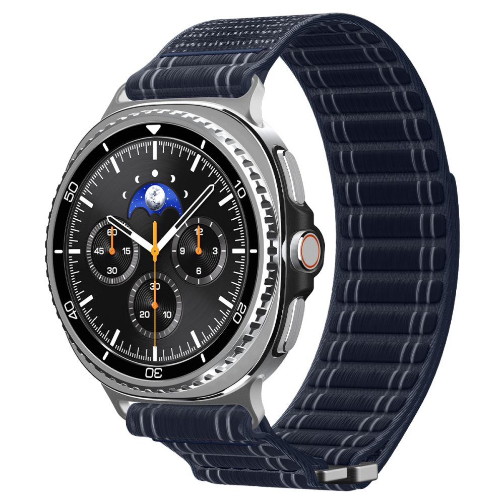 Spigen Wbf0 Band Til Samsung Galaxy Watch 8 / 9 / Classic (40 / 44 / 46 Mm) Marineblå