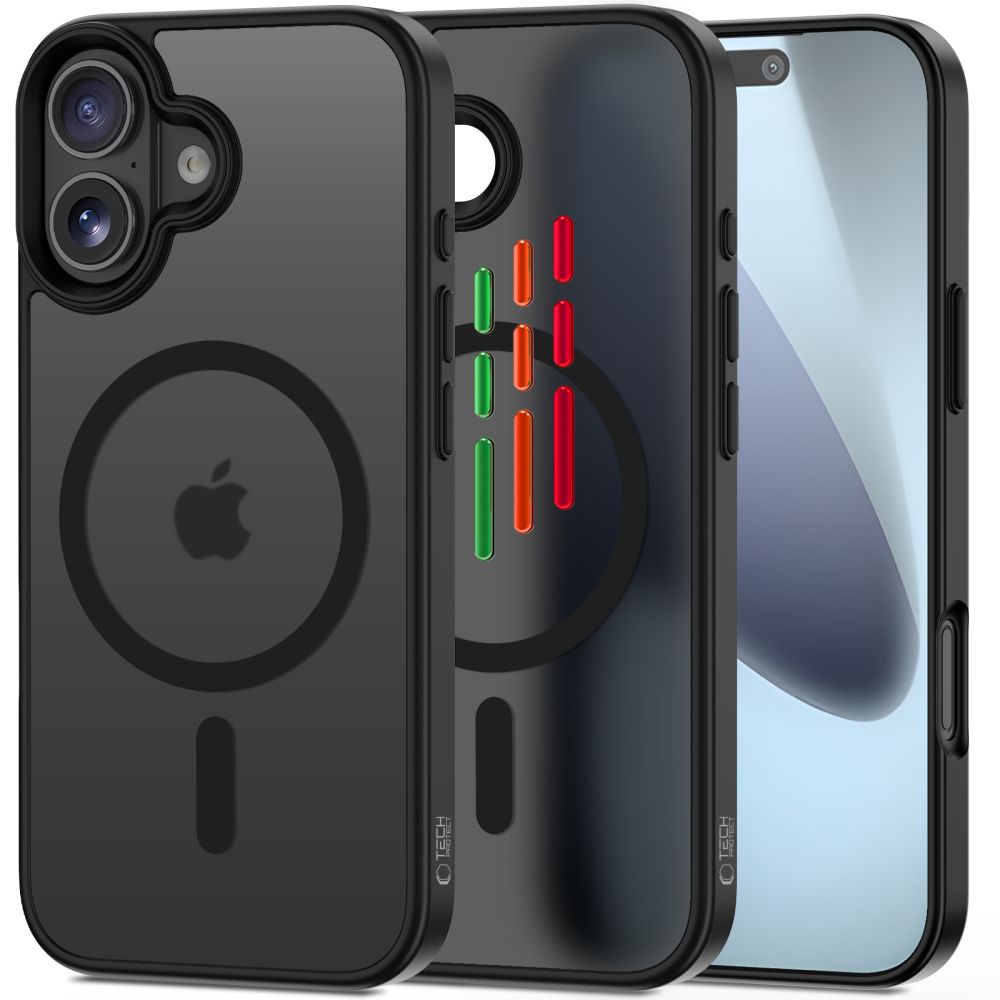Tech Protect Magmat Xt 4 Sæt Magsafe Iphone 17 Matsort