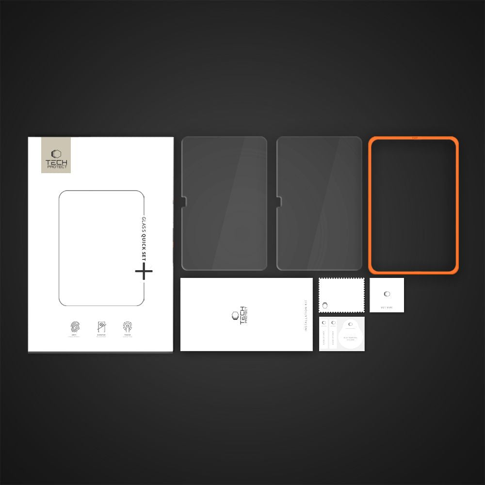 Hærdet Glas Tech Protect Easy Set+ 2 Pack Ipad 10,9” 10 / 2022 / 11” 11 / 2025 Clear