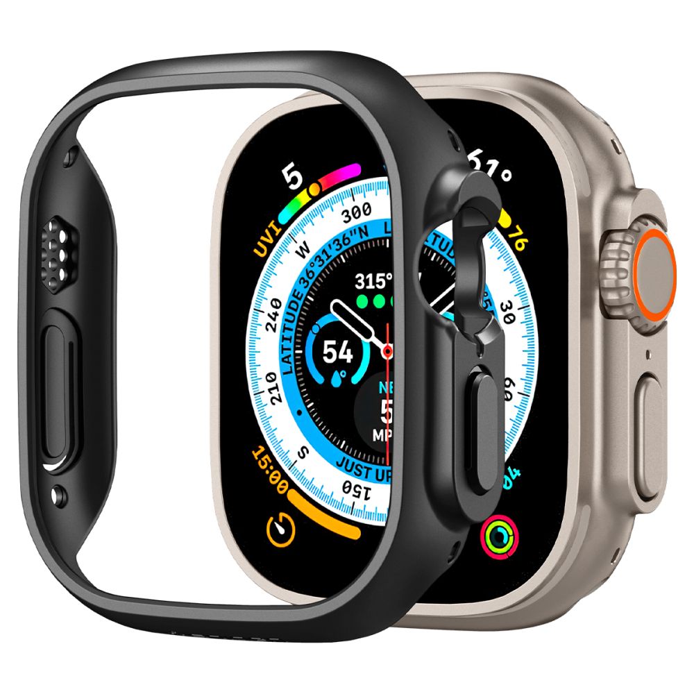 Spigen Thin Fit Apple Watch Ultra 1 / 2 / 3 / 4 (49 Mm) Sort