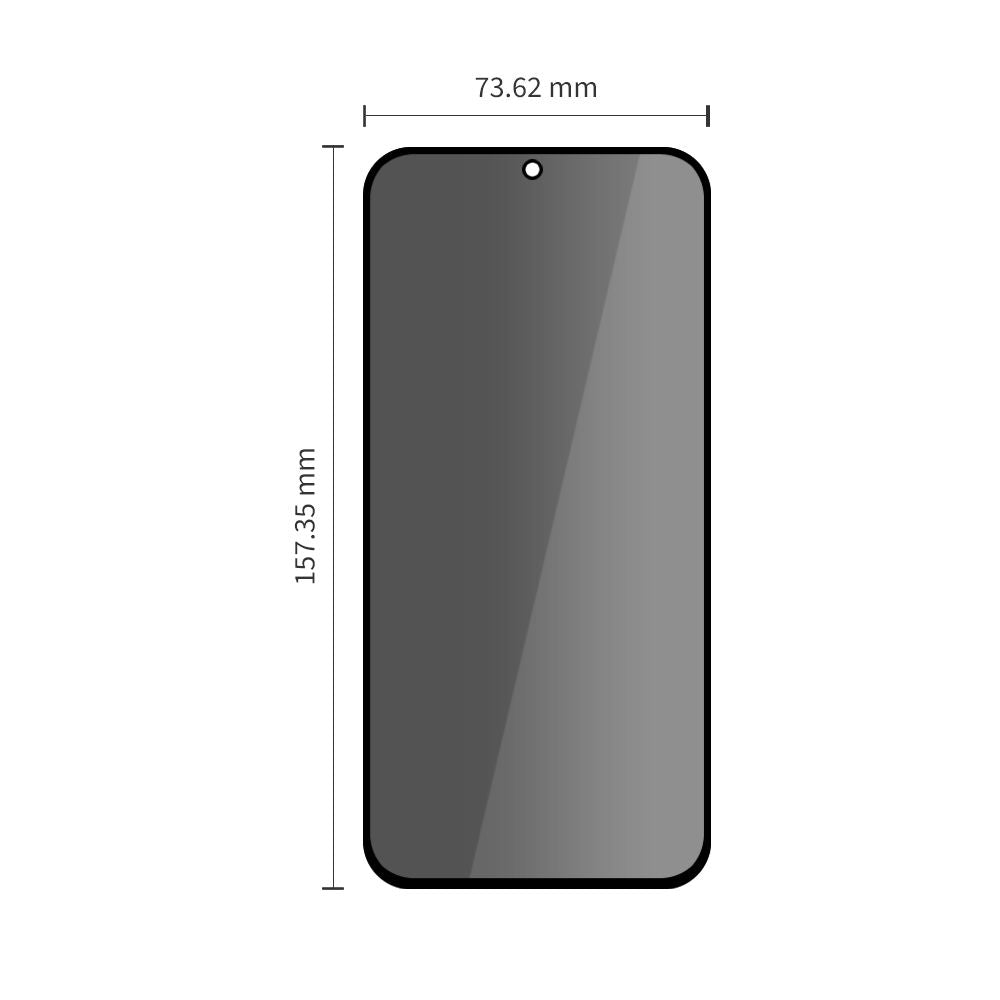 Privacyglas Tech Protect Glass Spy+ 2 Pack Galaxy A27 5 G Fortrolighed
