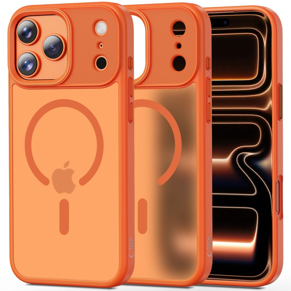 Tech Protect Magmat Magsafe Iphone 17 Pro Mat Cosmic Orange