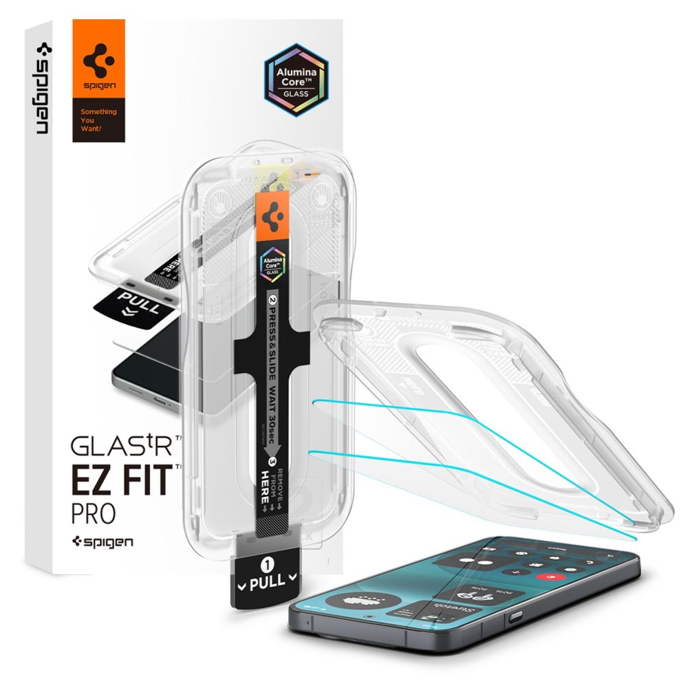 Hærdet Glas Spigen Glas.Tr Ez Fit Pro Ac 2 Pack Ingenting Phone 4 A Pro Clear