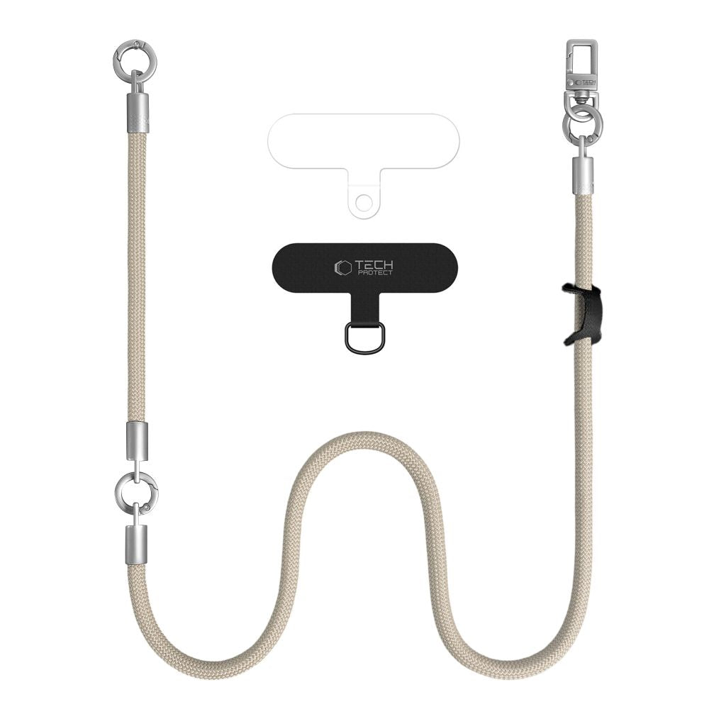 Tech Protect C10 S Rebskursbody Og Håndledstaske ørkenbeige/Titanium