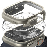 Ringke Slim 2 Pak Apple Watch Ultra 1 / 2 / 3 / 4 (49 Mm) Klar & Titangrå