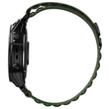 Tech Protect Nylon Pro Garmin Fenix 5 / 6 / 6 Pro / 7 / 8 / 8 Pro / E / 9 / 9 Pro (47 Mm) Militærgrøn