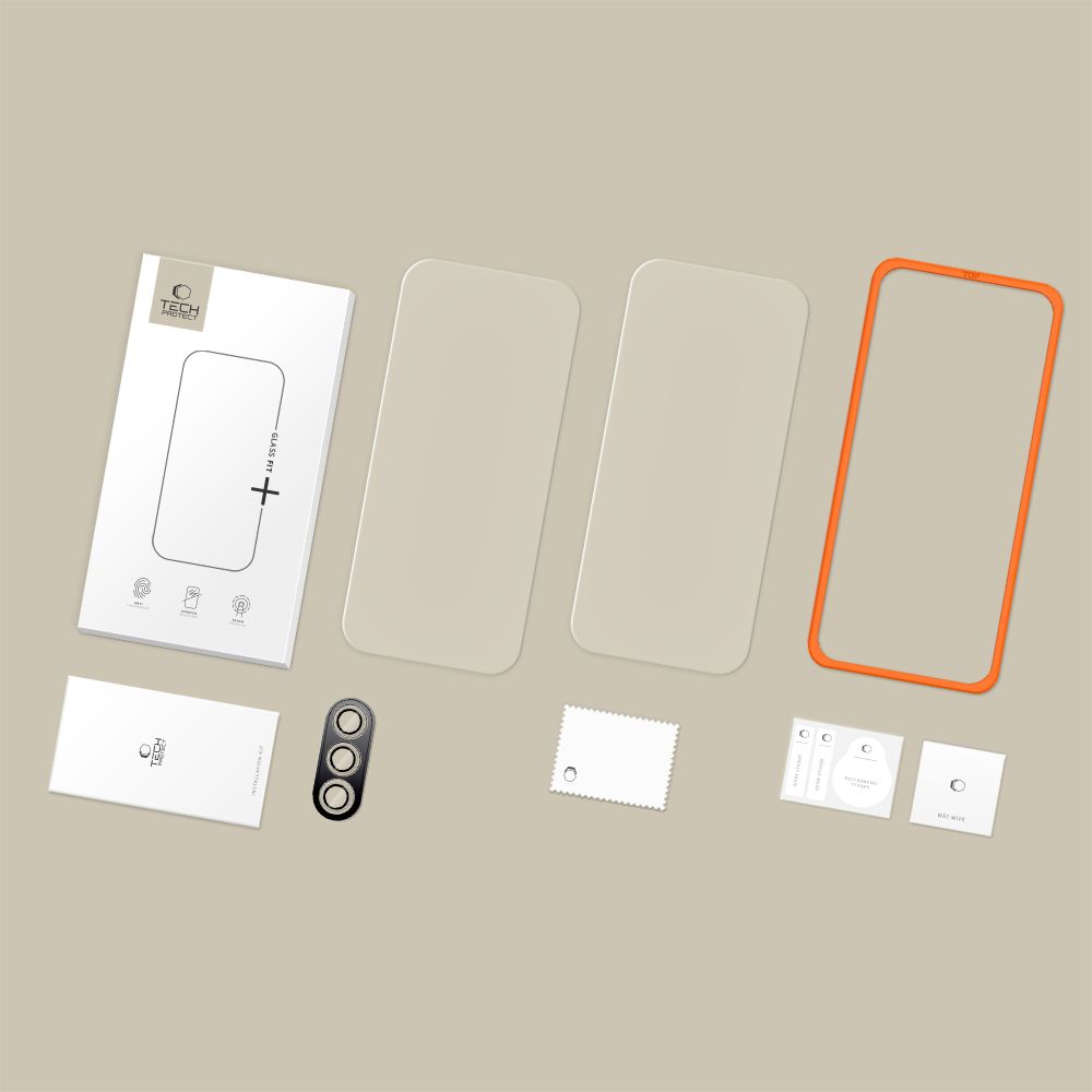 Hærdet Glas Tech Protect Easy Set+ 3 Pack Galaxy S25 Fe Clear