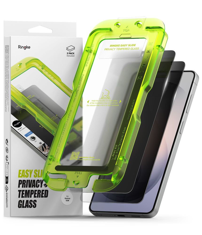 Privacyglas Ringke Easy Slide 2 Pack Galaxy S26 Fortrolighed