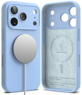 Ringke Silikone Magnetisk Magsafe Iphone 18 Pro Max Lysblå