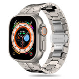Tech Protect Rustfrit Linje Til Apple Watch 8 / 9 / 10 / 11 / Se / Ultra (44 / 45 / 46 / 49 Mm) Titanium