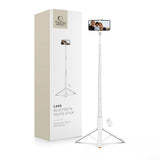Tech Protect L09 S Bluetooth Selfie Stick Stativ Hvid