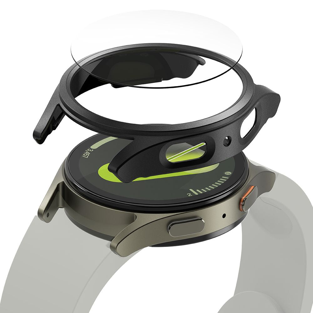 Ringke Slim & Hærdet Glas Galaxy Watch 7 (44 Mm) Titanium Sort