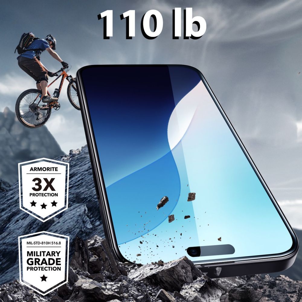 Hærdet Glas Esr Armorite Iphone 16 Pro Sort