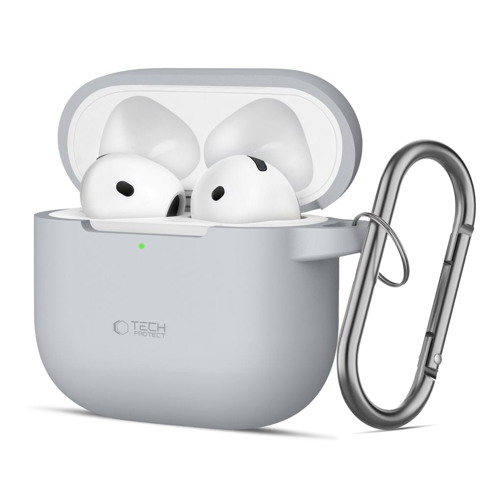 Tech Protect Silikonekrog Til Apple Airpods 4/5 Kryddegrå