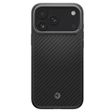 Spigen Enzo Aramid 'T' Mag Magsafe Iphone 17 Pro Max / 18 Pro Max Sort/Sølv