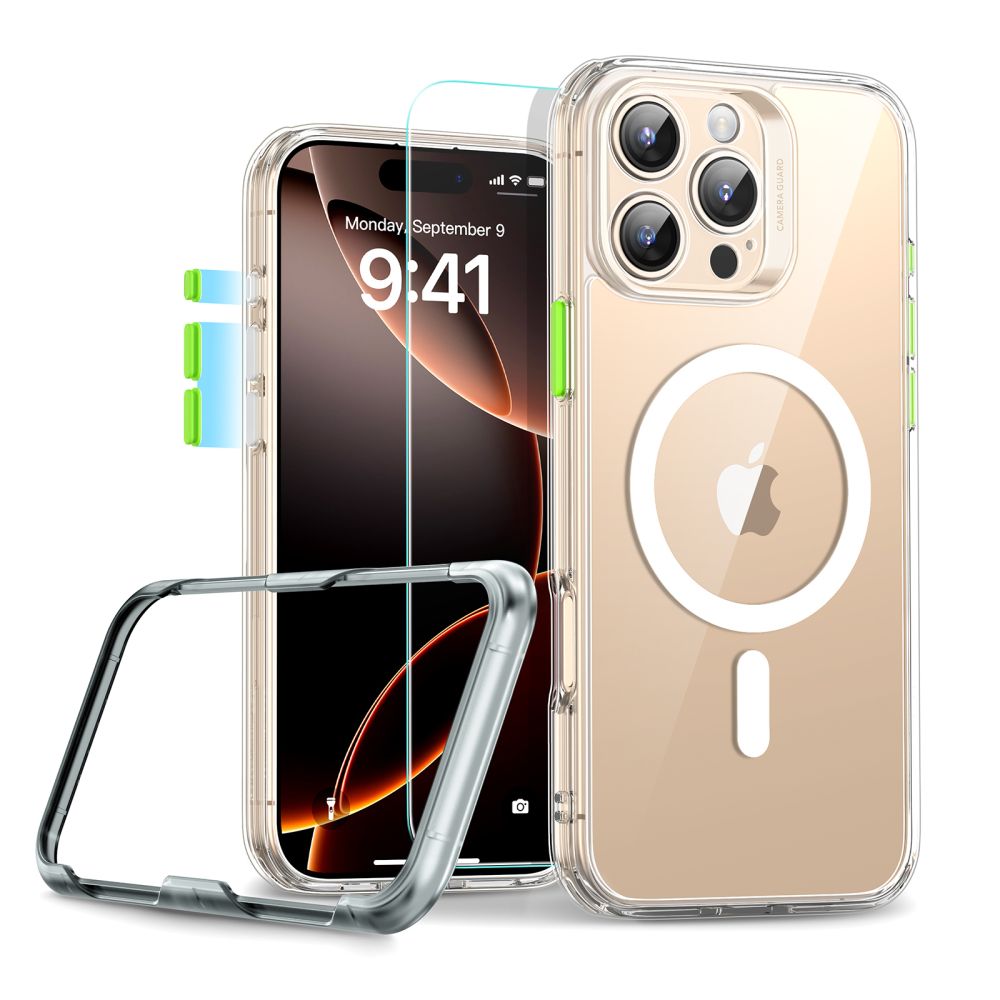 Esr Classic Pro Sæt Halolock Magsafe Iphone 16 Pro Max Clear