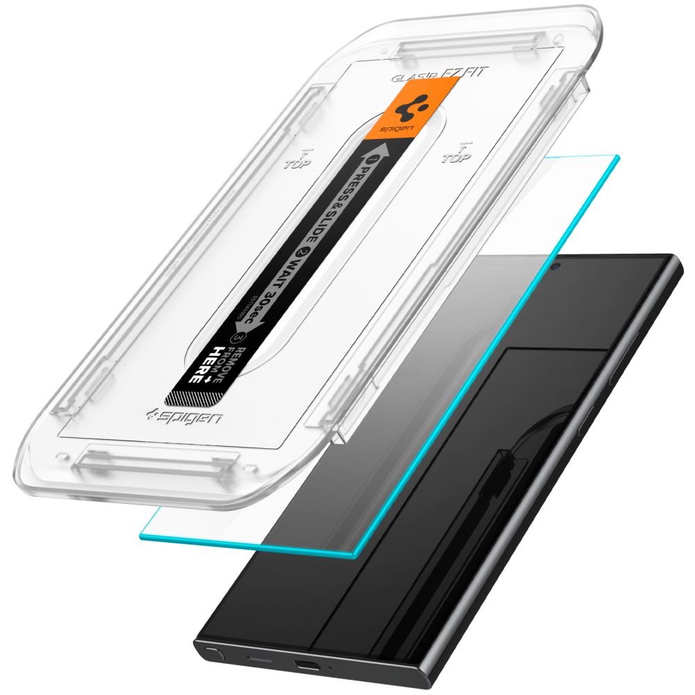 Hærdet Glas Spigen Glas.Tr ”Ez Fit” 2 Pack Galaxy S24 Ultra Clear
