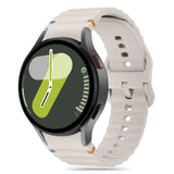 Tech Protect Silikone Sport Samsung Galaxy Watch 4 / 5 / 5 Pro / 6 / 7 / Fe Starlight