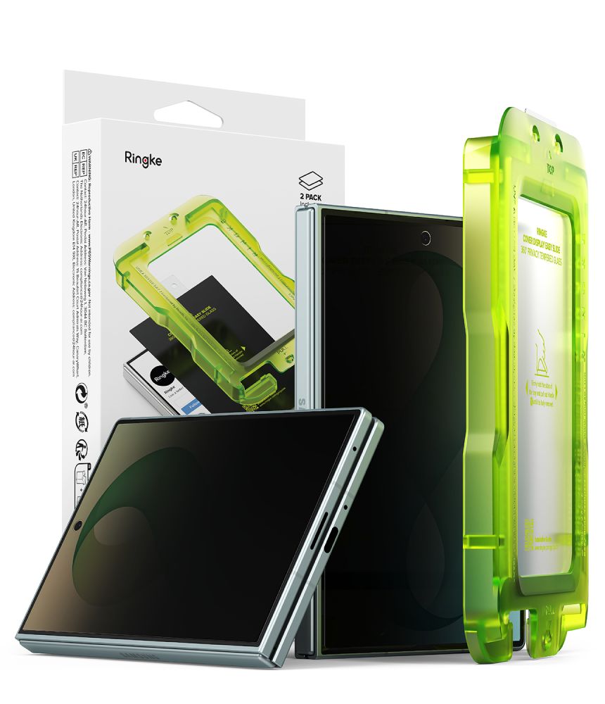 Privacyglas Ringke Cover Display Easy Slide 360 2 Pack Galaxy Z Fold 8 Privacy