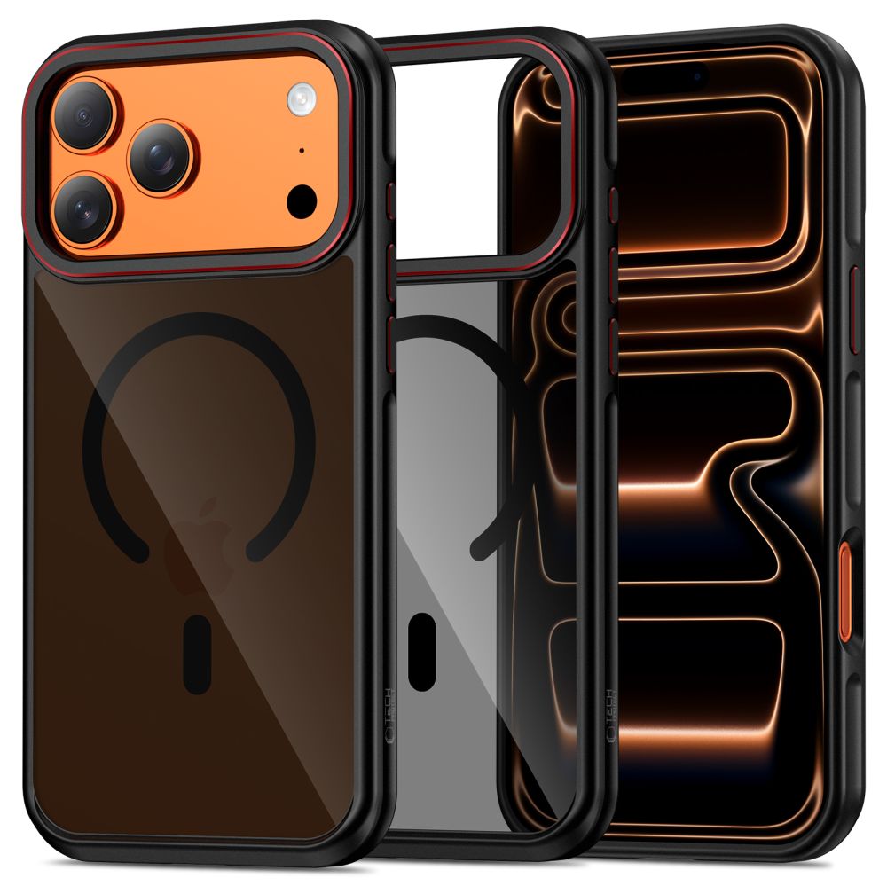 Tech Protect Maghybrid Magsafe Iphone 17 Pro Max Sort/Rød