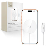Tech Protect A50 Magnetisk Magsafe Trådløs Opladder 25 W Qi2.2 Hvid
