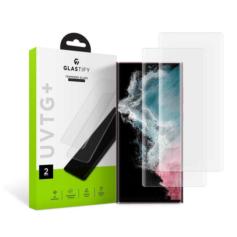 Hærdet Glas Glastify Uvtg+ 2 Pack Galaxy S22 Ultra