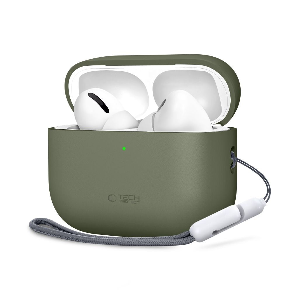 Tech Protect Silikone Apple Airpods Pro 3 Olivegrøn