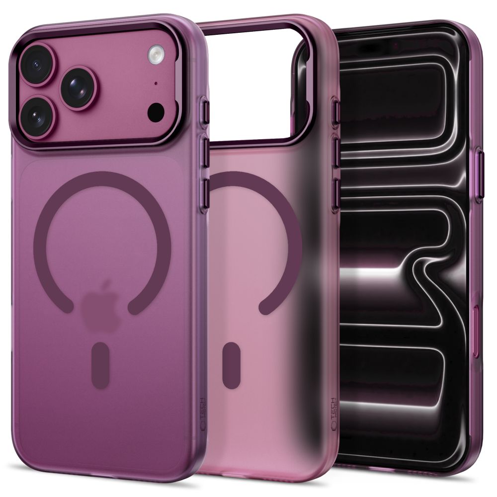 Tech Protect Magzero Magsafe Iphone 17 Pro Max / 18 Pro Max Mat Burgundy