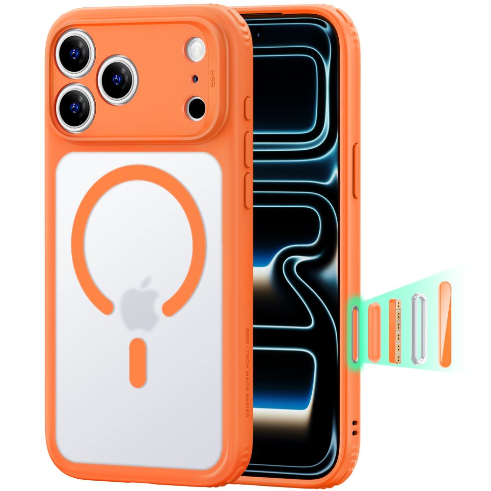Esr Classic Hybrid Magsafe Iphone 17 Pro / 18 Pro Frosted Orange