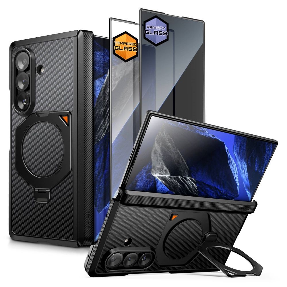 Supcase Ub Aero Magsafe 2 Sæt Galaxy Z Fold 8 Ultra Aramid Sort