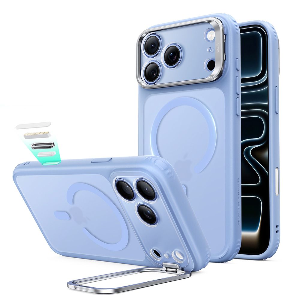 Esr Classic Hybrid Støtte Magsafe Iphone 17 Pro Max / 18 Pro Max Frosted Lysblå
