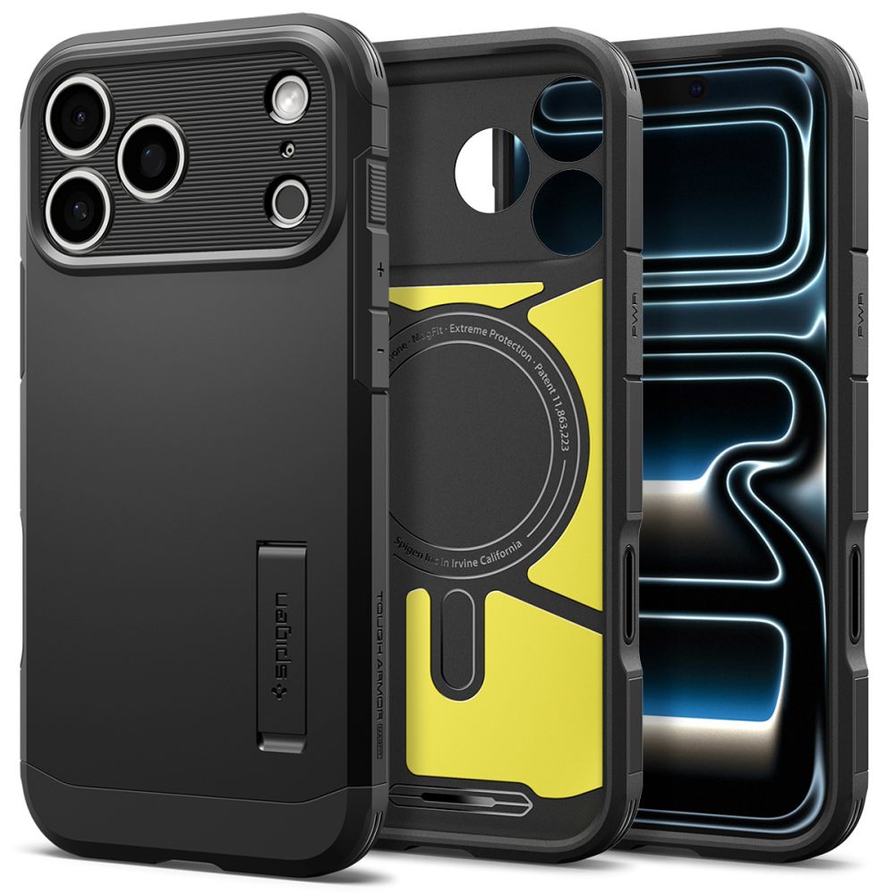 Spigen Tough Armor T Magsafe Iphone 17 Pro / 18 Pro Sort