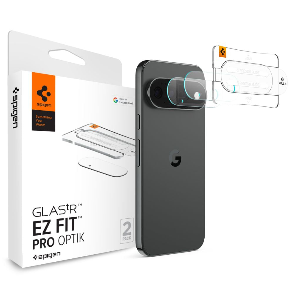 Kamera Beskyttelse Spigen Optik Pro Glas.Tr Ez Fit Camera Protector 2 Pack Google Pixel 11 Clear