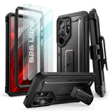Supcase Unicorn Beetle Pro & Hærdet Glas 2 Pak Galaxy S26 Ultra Sort