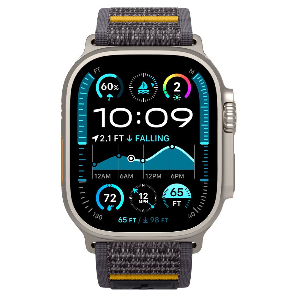 Spigen Athlex Air Apple Watch 8 / 9 / 10 / 11 / 12 / Se / Ultra (44 / 45 / 46 / 49 Mm) Active Grå