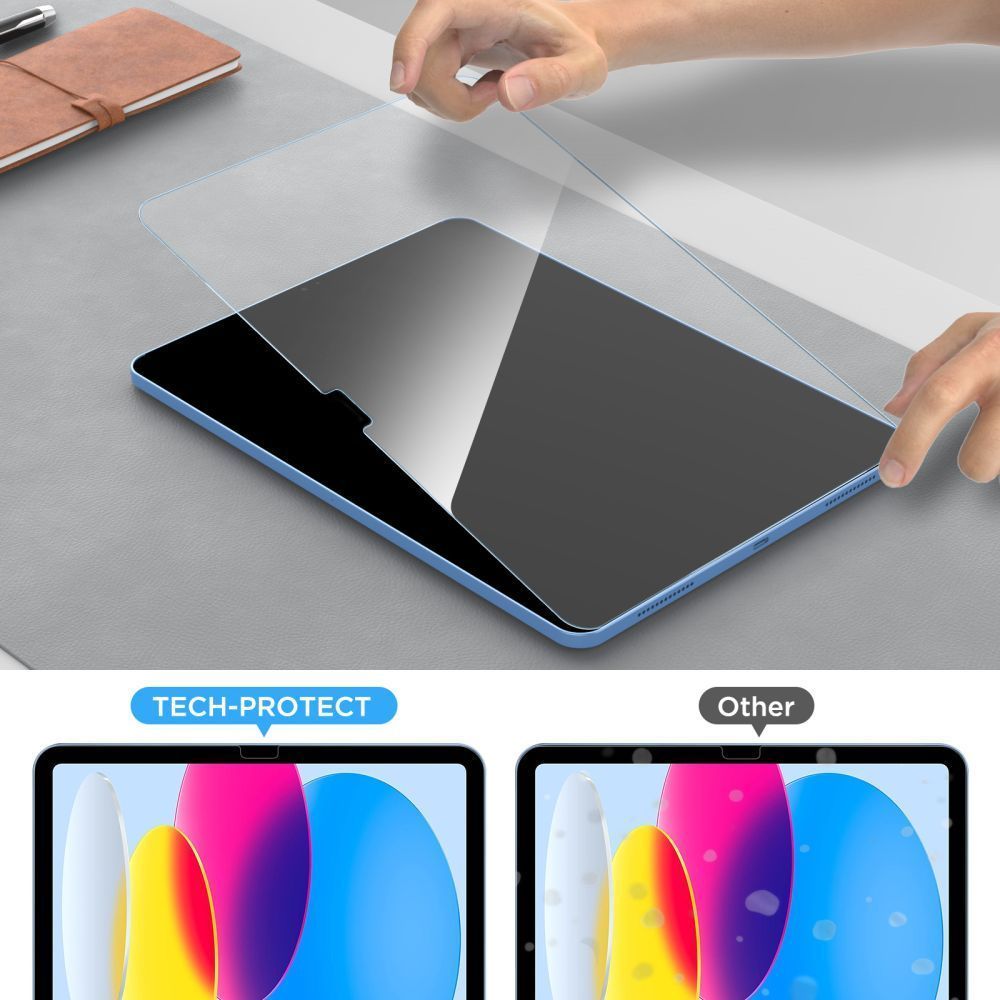 Hærdet Glas Tech Protect Glass Fit+ 2 Pak Galaxy Tab S7 / S8 / S9 11.0 / S9 Fe / S10 Fe / S10 Lite 10.9 X710 / X716 B / X510 / X516 B / X520 / X526 / X400 / X406 B Klar