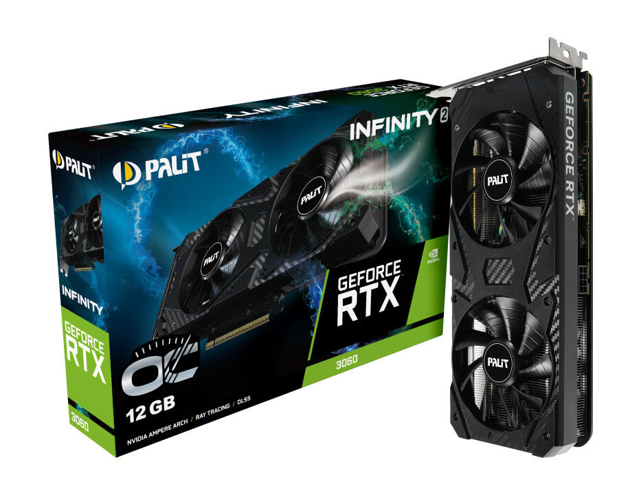 Graphics card GeForce RTX 3060 INFINITY 2 OC 12GB GDDR6 192bit 3DP/HDMI