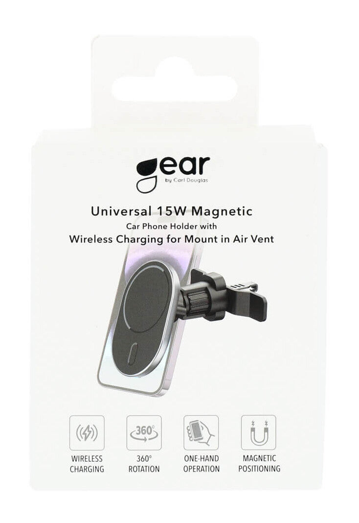 Gear MagSerie Mobilholder Ventilation MagSafe Charge 15W Trådløs