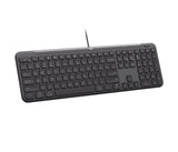 Logitech Signature Slim Wired K620 For Business tastatur Universel USB QWERTY Nordisk Grafit